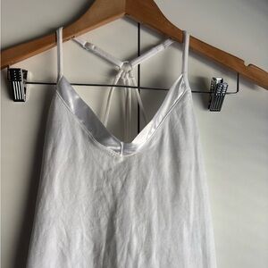 bebe White Tank Top